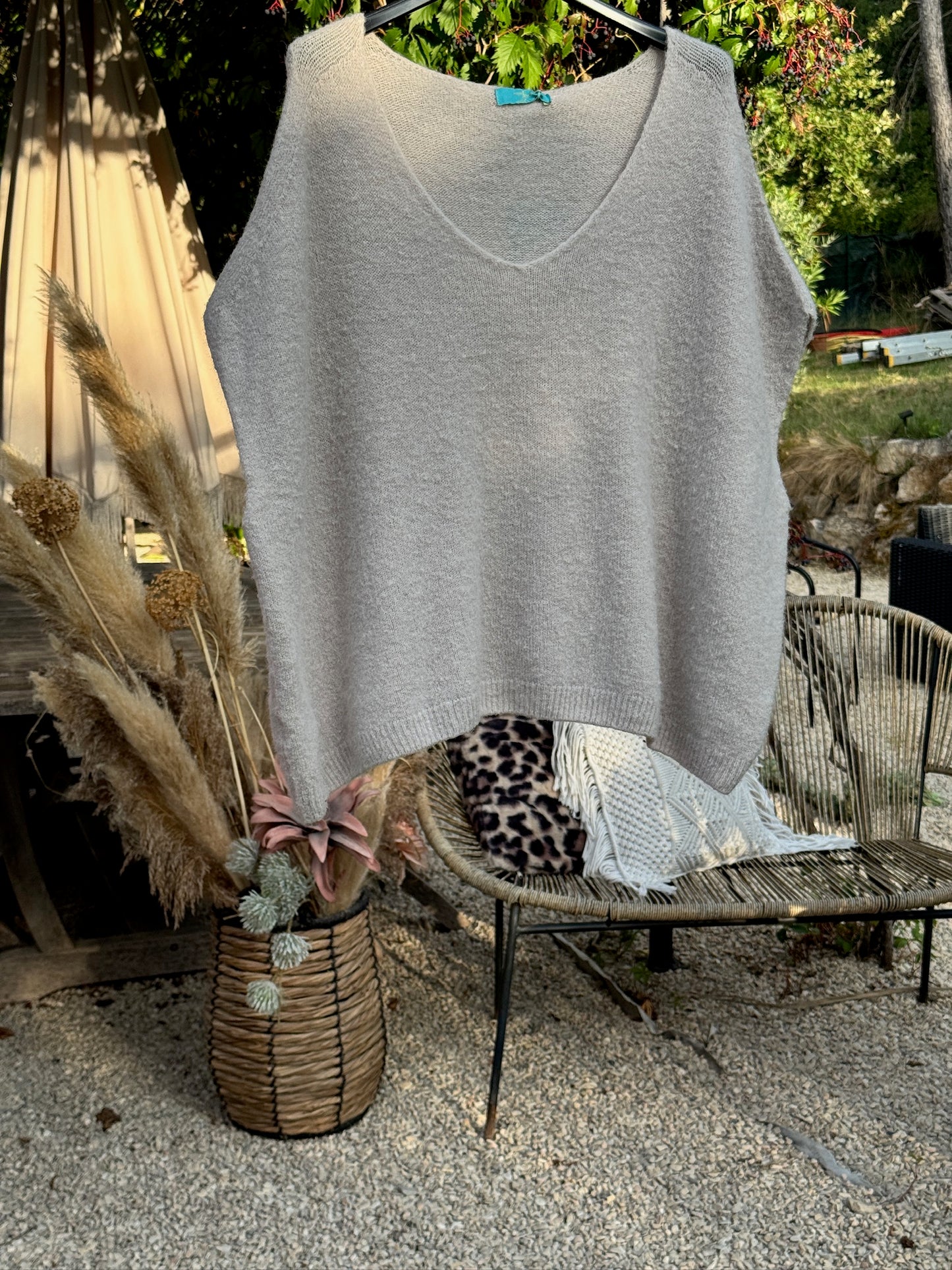 Pull sans Manche