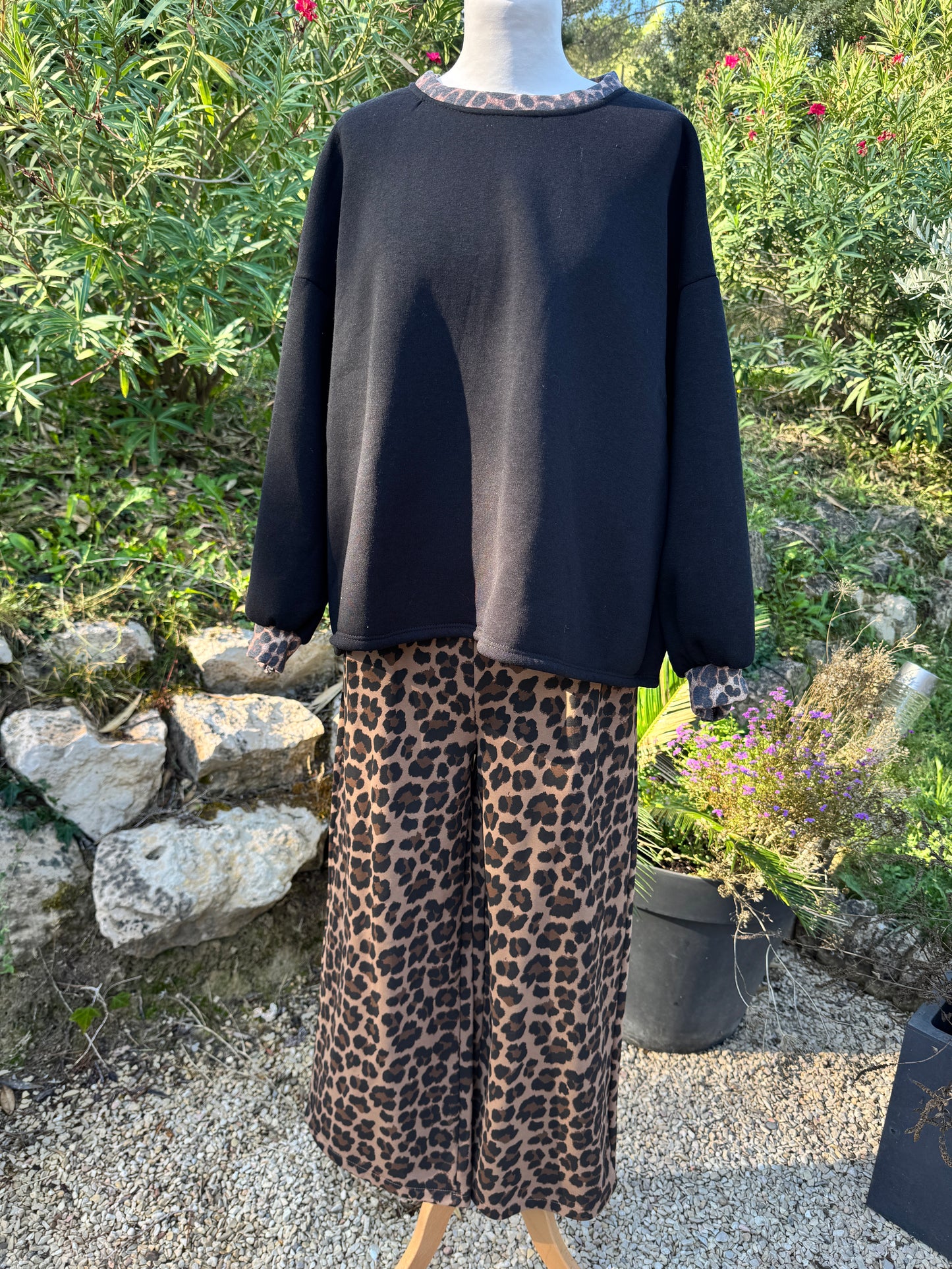 Pantalon leopard