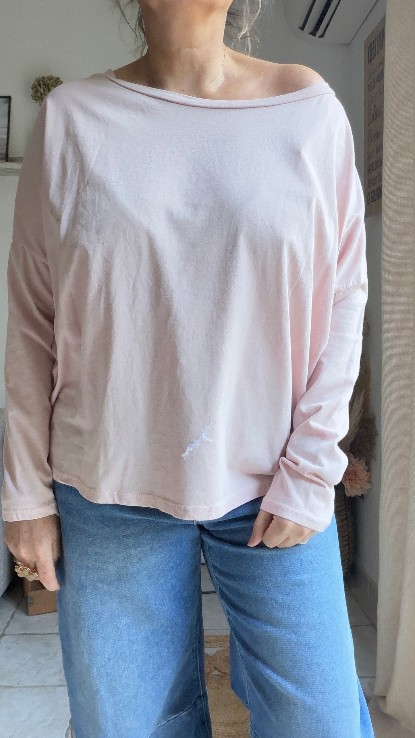 T-shirt Manches longues loose - plusieurs couleurs disponibles