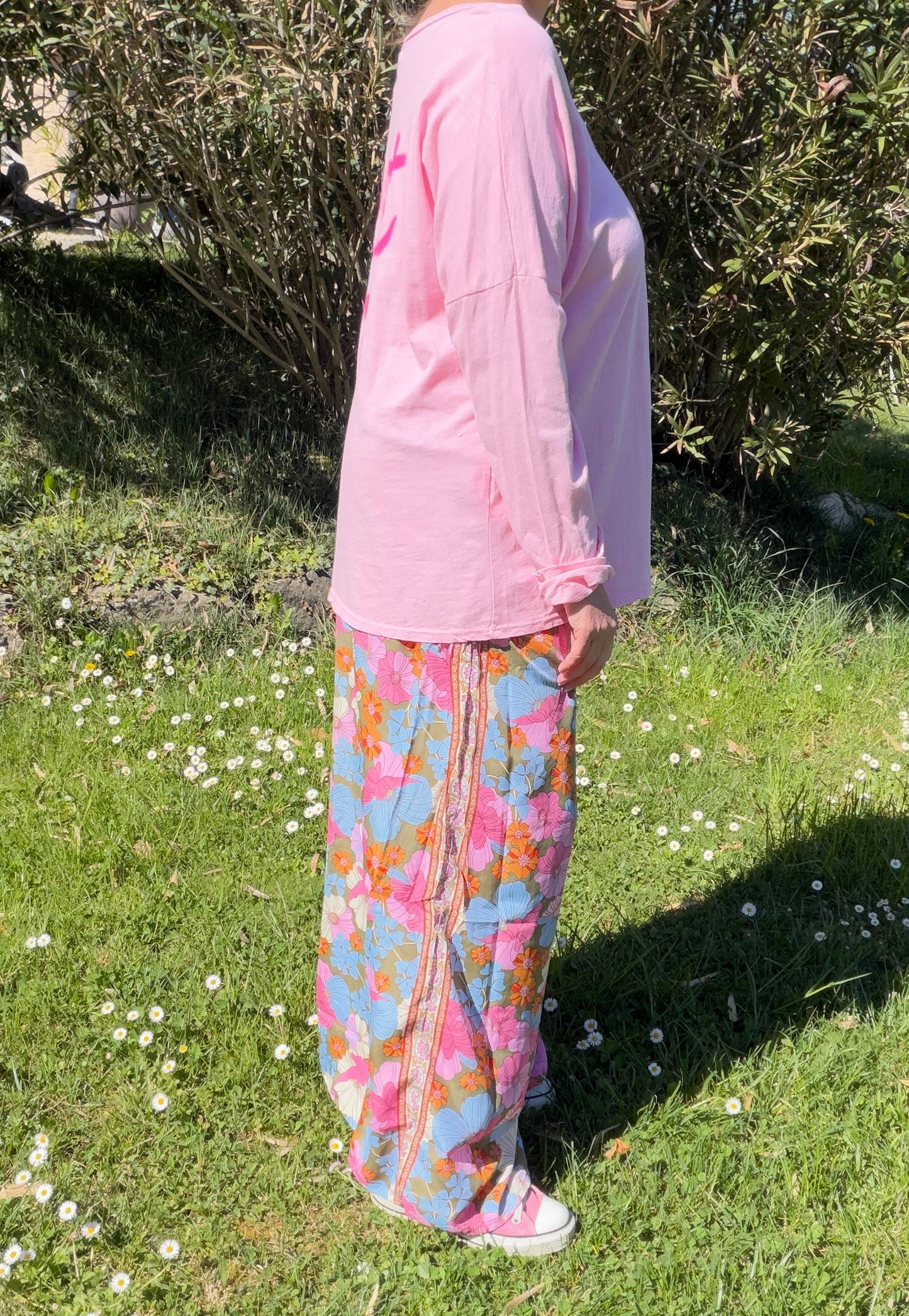 Pantalon Fleur - Kaki rose