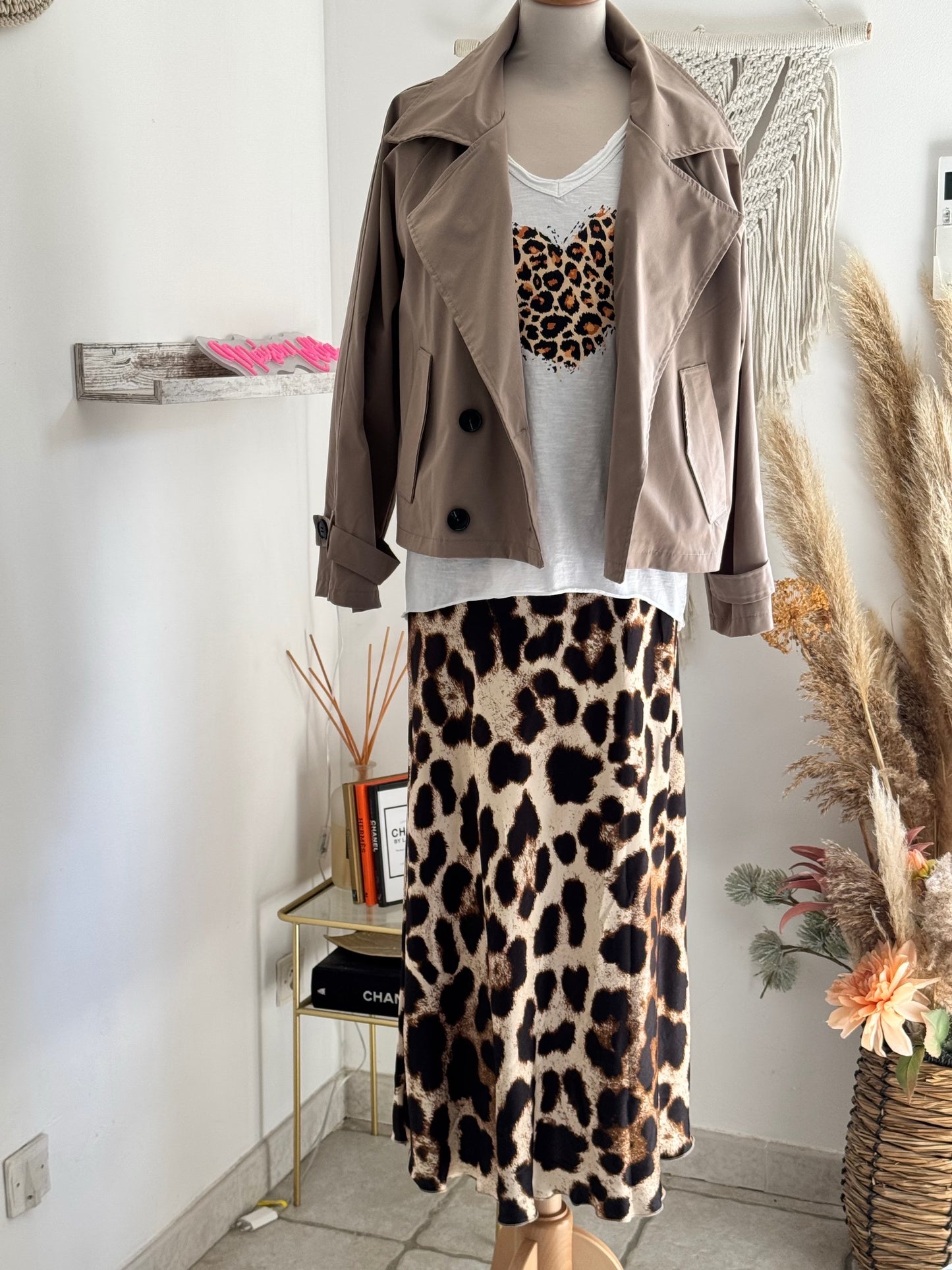 Jupe leopard