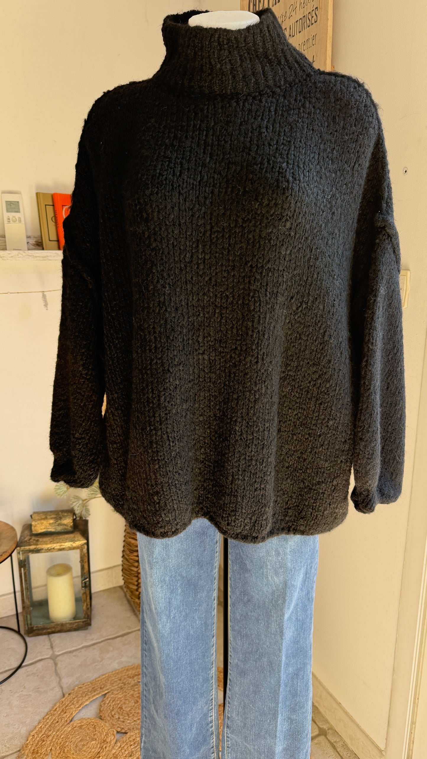 Pull oversize en maille