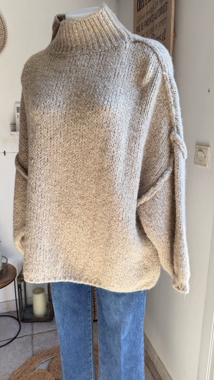 Pull oversize en maille