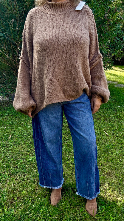Pull oversize en maille
