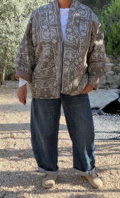 Veste charlotte taupe