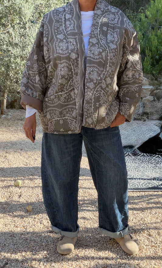 Veste charlotte taupe