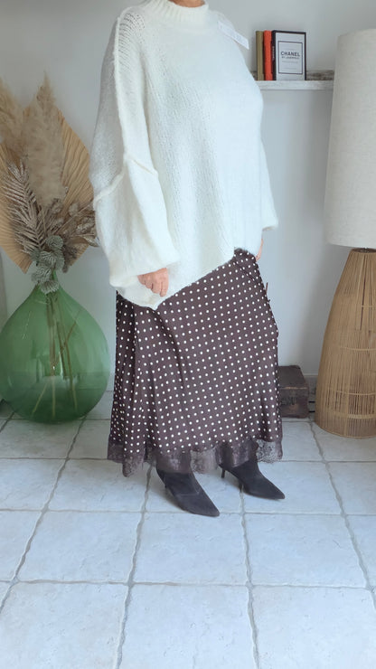 Pull oversize en maille