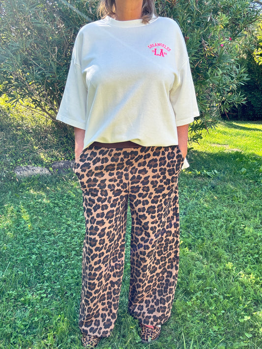 Pantalon leopard