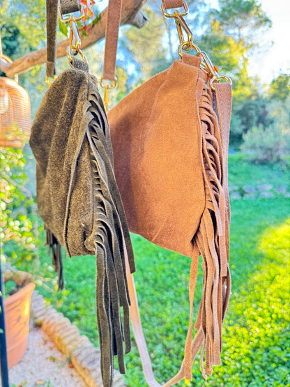 Sac à main franges