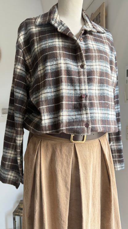 Chemise carreaux choco