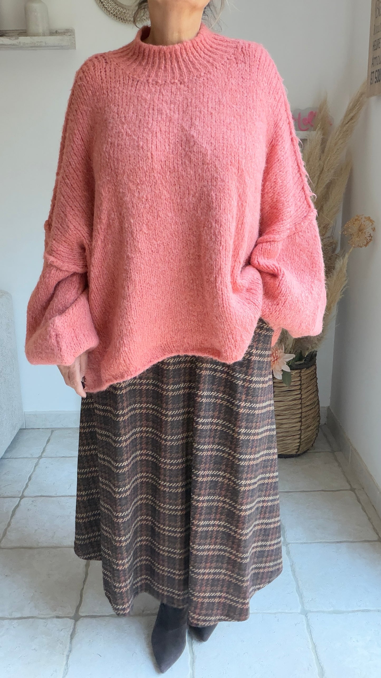Pull oversize en maille