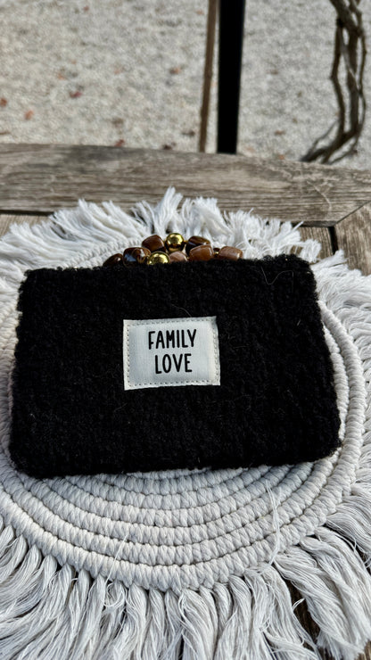 Pochette en moumoute