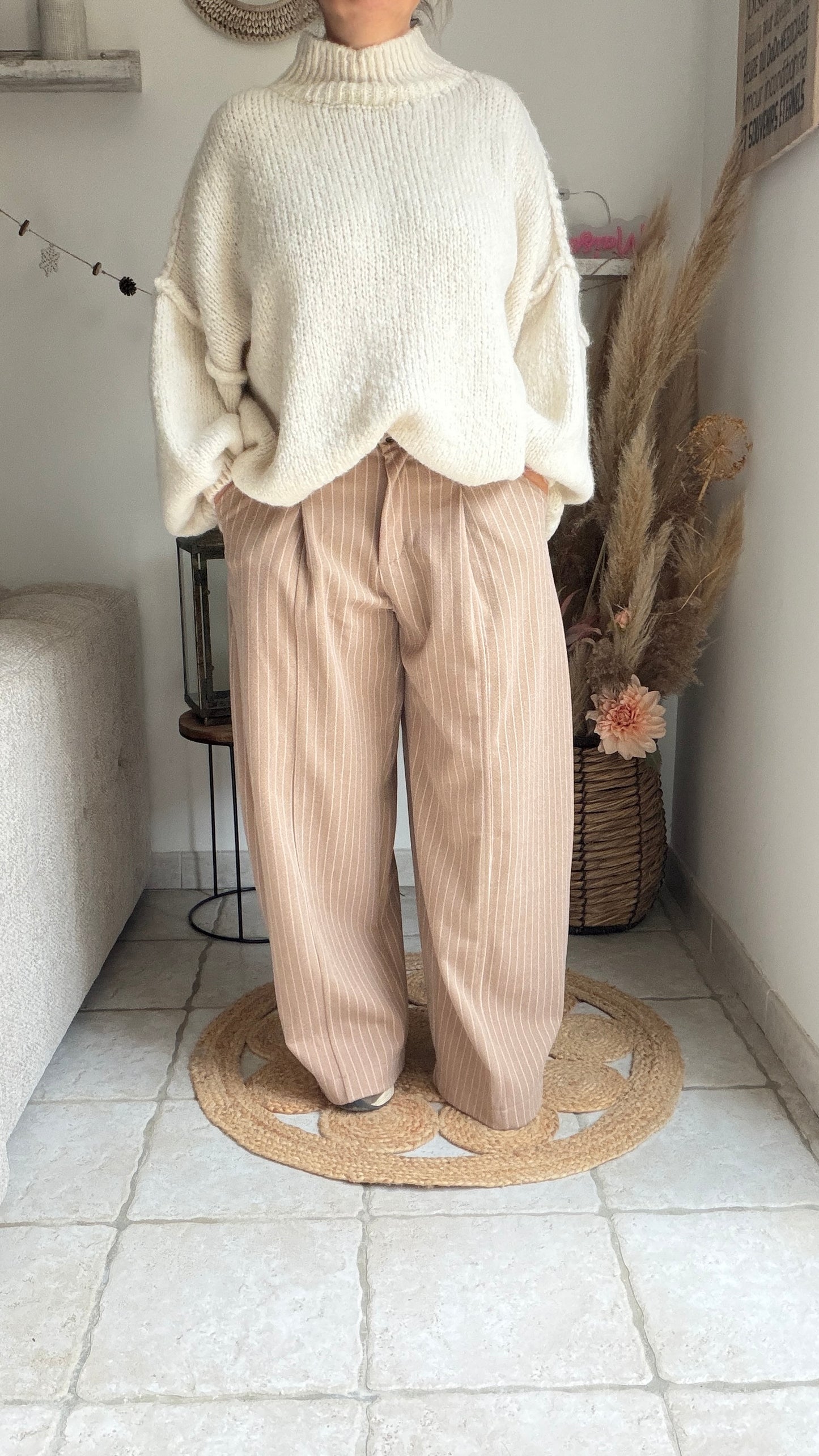 Pull oversize en maille