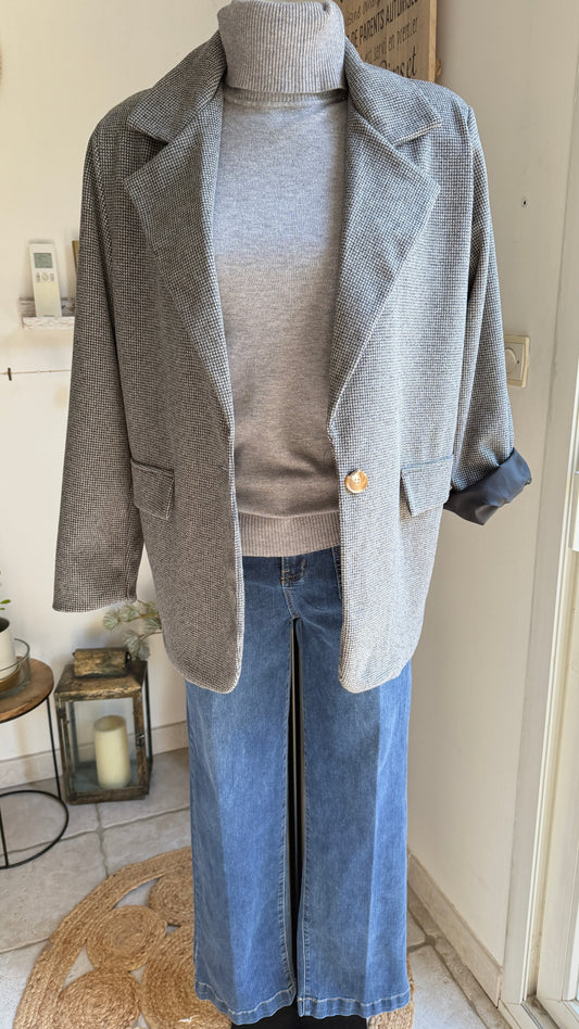 Blazer pied-de-poule