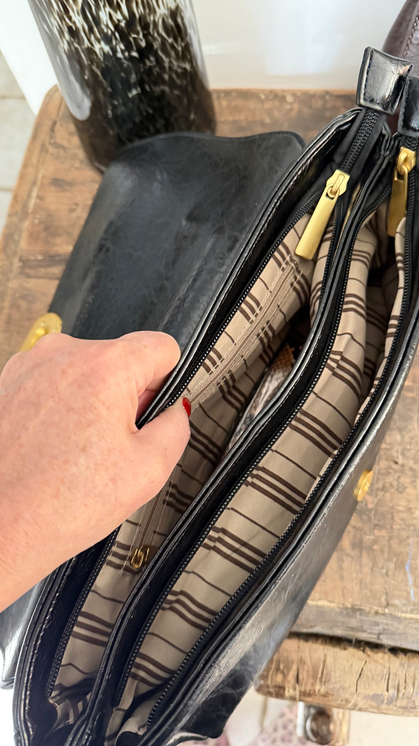 Sac à mains noir