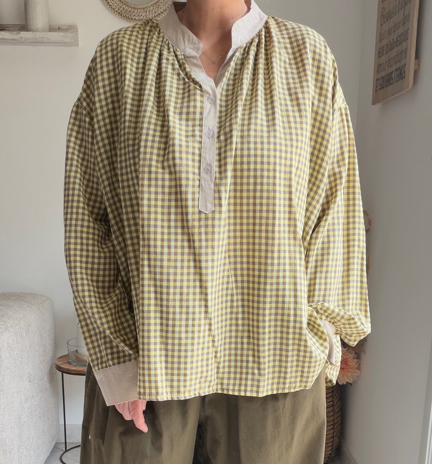 Blouse carreaux - Johanna Paris