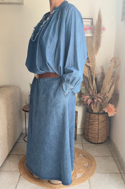 Tunique en jean - Johanna Paris