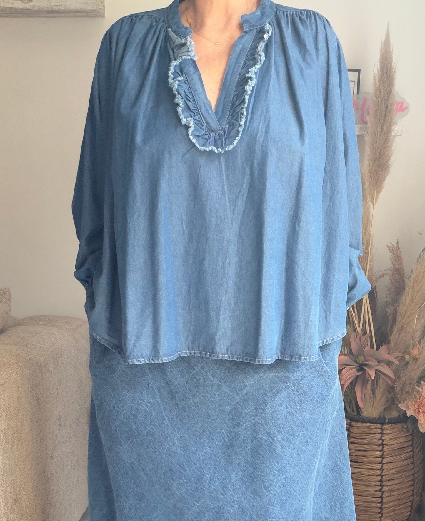 Tunique en jean - Johanna Paris
