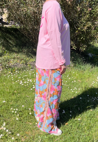 Pantalon Fleur - Kaki rose
