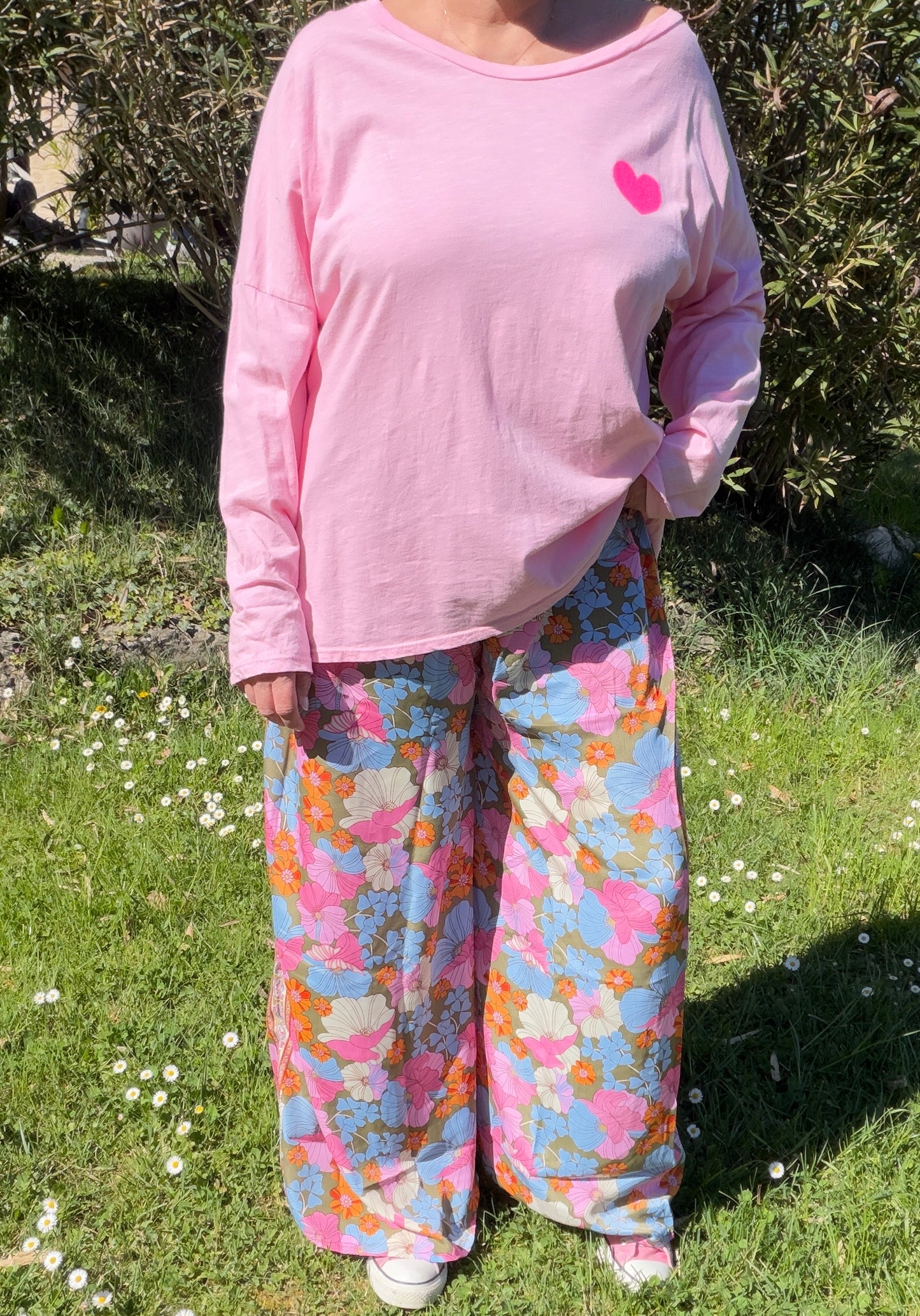 Pantalon Fleur - Kaki rose