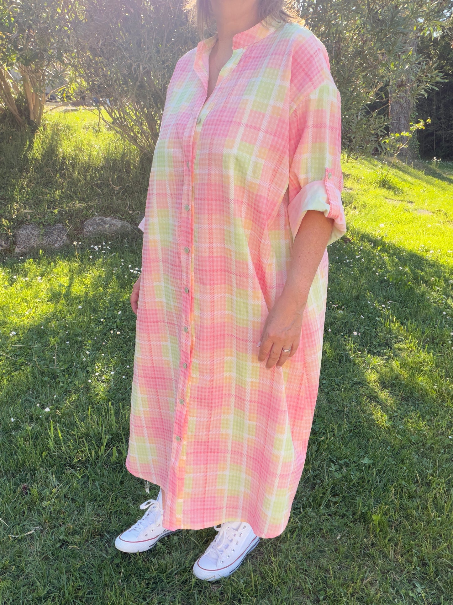 Robe longue "Good Vibes"