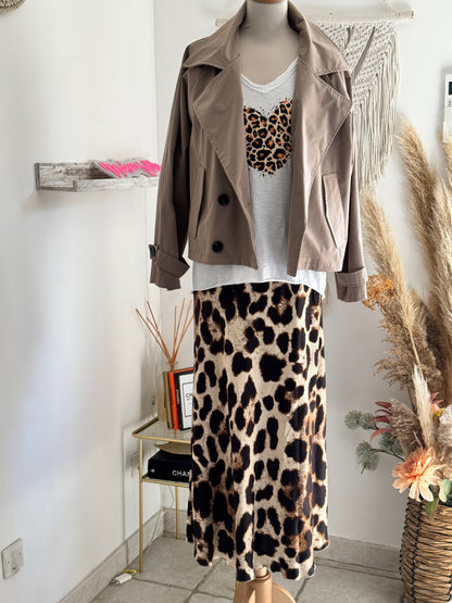 Jupe leopard