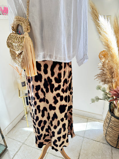 Jupe leopard