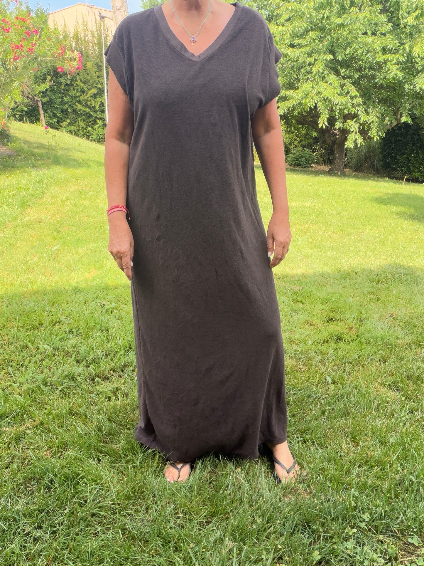 Robe éponge chocolat